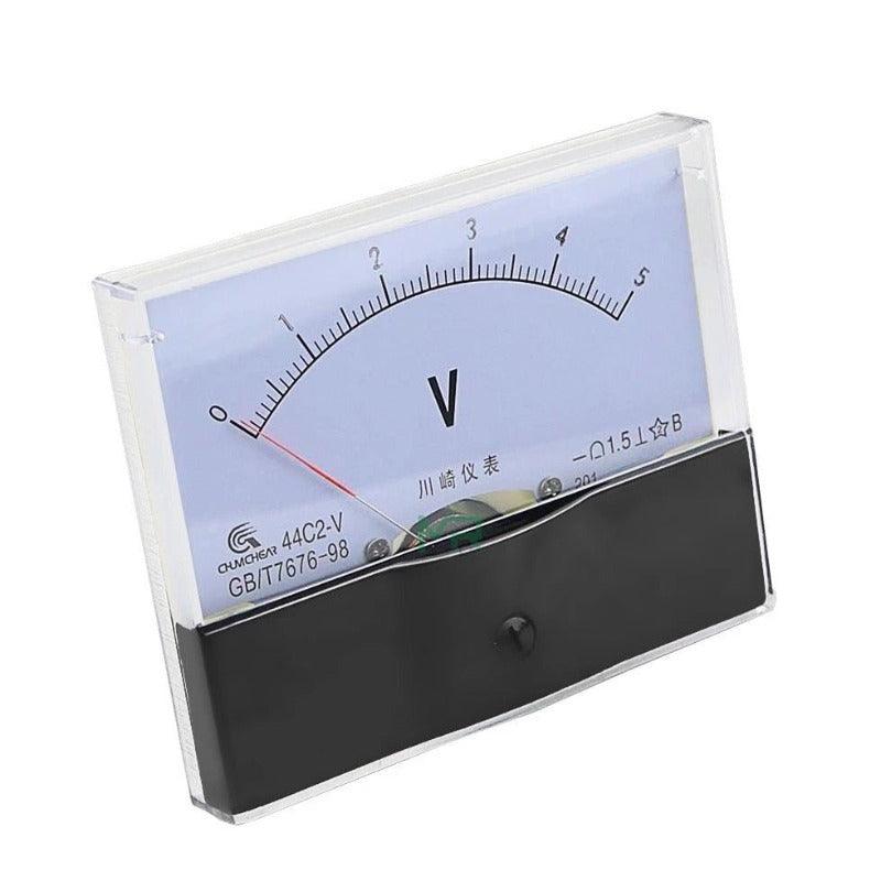 MR- 44c2 DC Voltmeter Analog Panel Pointer Voltmeter| DC 1V up to 500V.