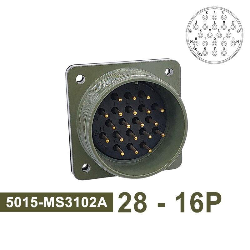 MS3102 5015 Military Specification Connectors MIL STD 28-3 28-16 28-20 MIL-C Circular Connectors MS3106 MS3108 Plug&amp;Socket.