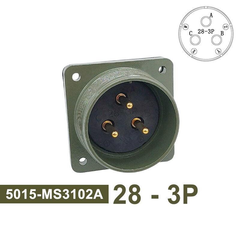 MS3102 5015 Military Specification Connectors MIL STD 28-3 28-16 28-20 MIL-C Circular Connectors MS3106 MS3108 Plug&amp;Socket.