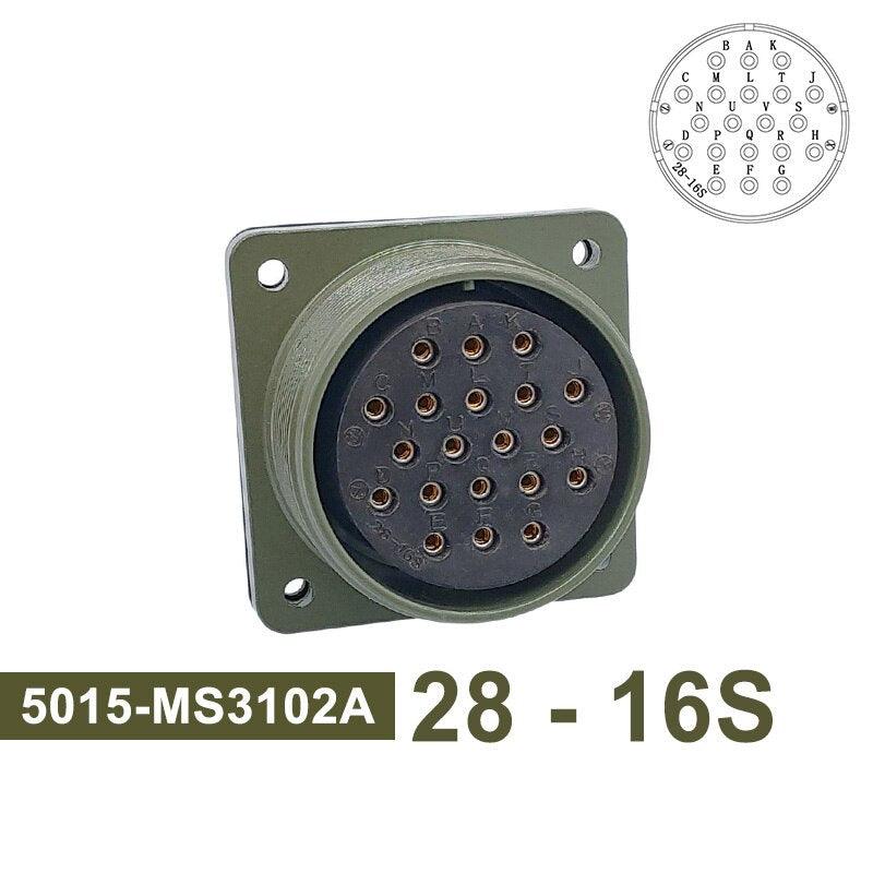 MS3102 5015 Military Specification Connectors MIL STD 28-3 28-16 28-20 MIL-C Circular Connectors MS3106 MS3108 Plug&amp;Socket.