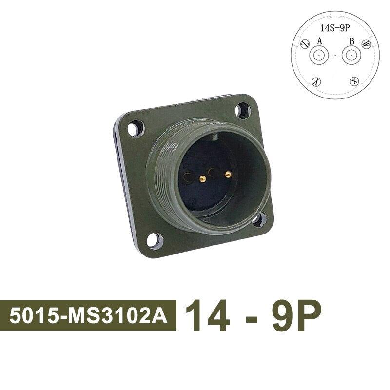 MS3102A MIL-C 5015 Circular Connector 14S-7 14S-9 MS3106A Plug&amp;Socket MS3108A MIL STD Military Specification Connectors.