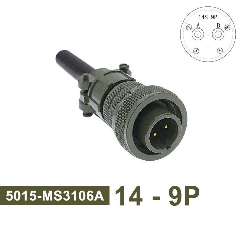 MS3102A MIL-C 5015 Circular Connector 14S-7 14S-9 MS3106A Plug&amp;Socket MS3108A MIL STD Military Specification Connectors.