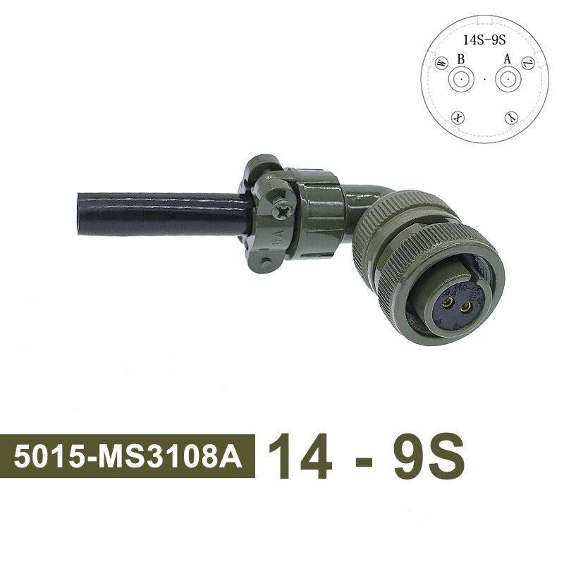 MS3102A MIL-C 5015 Circular Connector 14S-7 14S-9 MS3106A Plug&amp;Socket MS3108A MIL STD Military Specification Connectors.