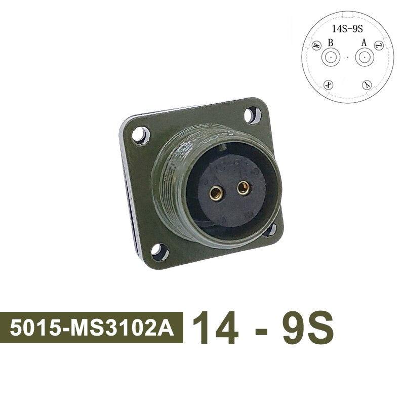 MS3102A MIL-C 5015 Circular Connector 14S-7 14S-9 MS3106A Plug&amp;Socket MS3108A MIL STD Military Specification Connectors.