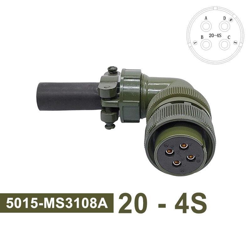 MS3102A Military Specification Connector 5015 MIL STD 20-23 Circular Connectors MIL-C 20-19 20-4 Plug MS3106A MS3108A Socket.