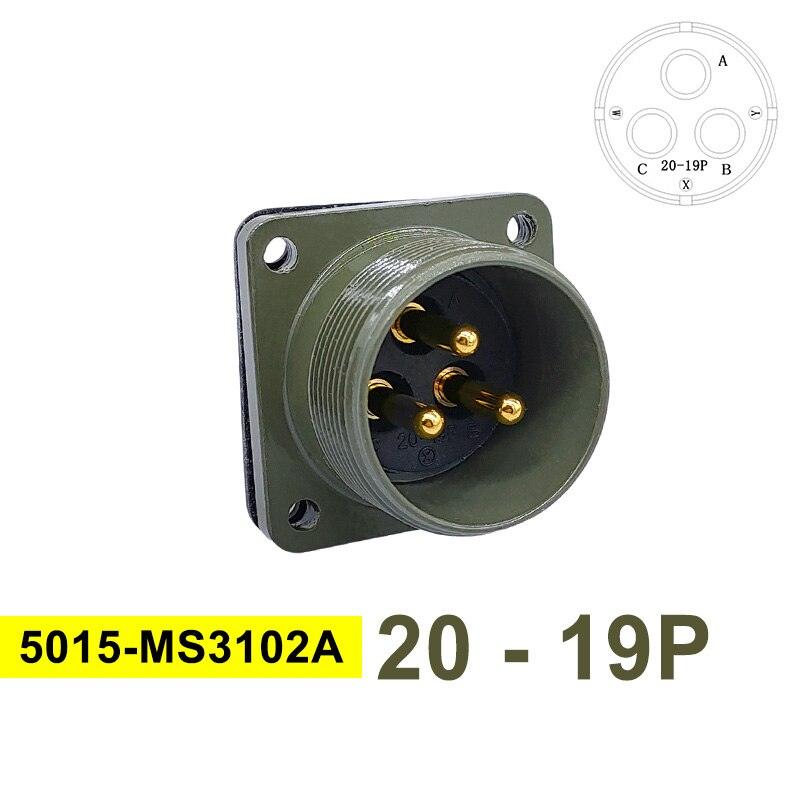 MS3102A Military Specification Connector 5015 MIL STD 20-23 Circular Connectors MIL-C 20-19 20-4 Plug MS3106A MS3108A Socket.