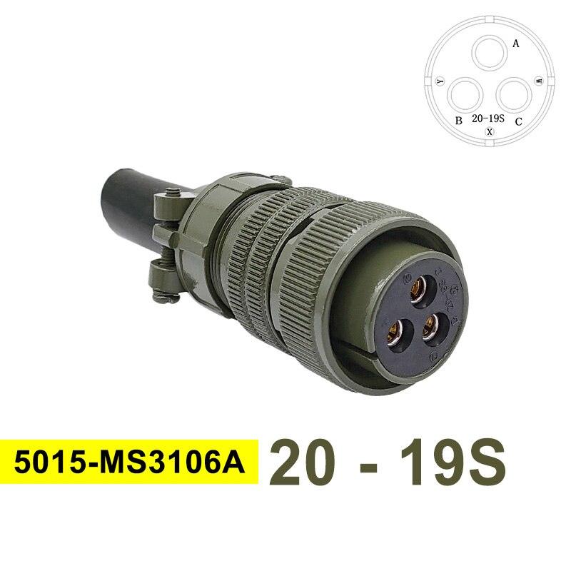 MS3102A Military Specification Connector 5015 MIL STD 20-23 Circular Connectors MIL-C 20-19 20-4 Plug MS3106A MS3108A Socket.