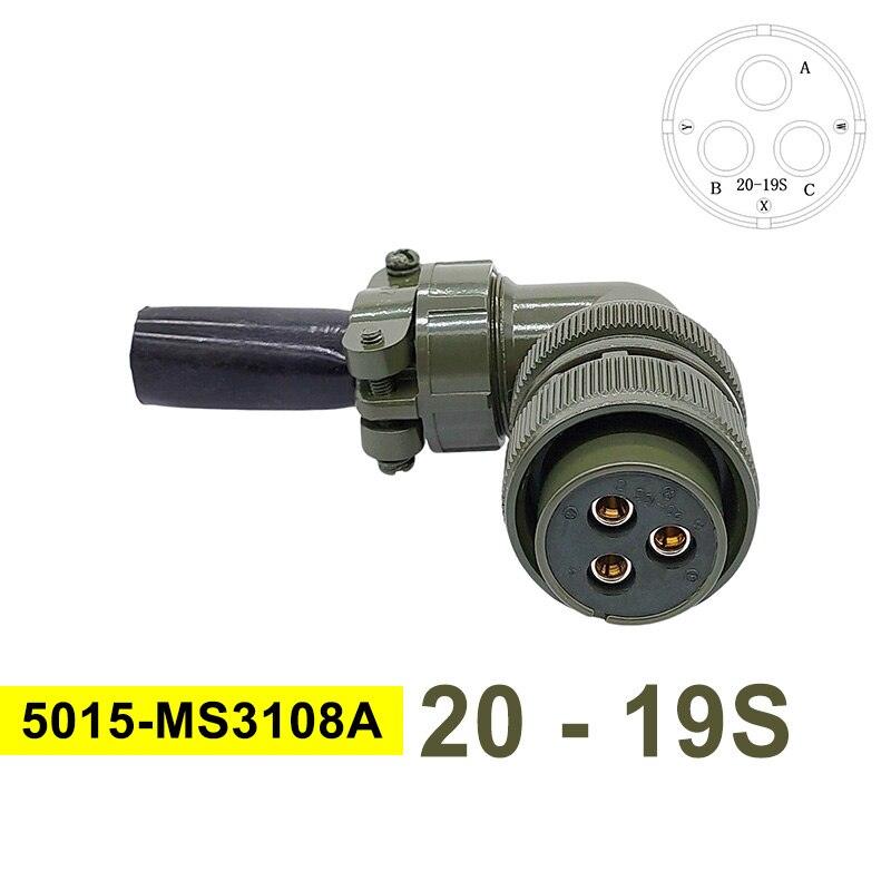 MS3102A Military Specification Connector 5015 MIL STD 20-23 Circular Connectors MIL-C 20-19 20-4 Plug MS3106A MS3108A Socket.