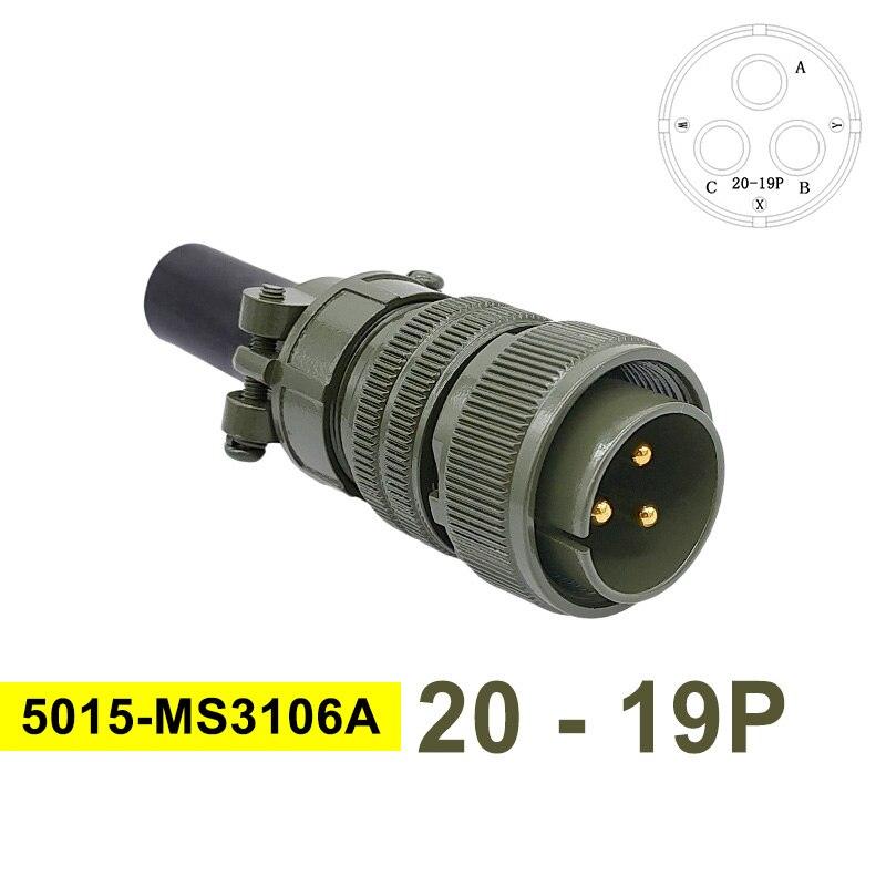 MS3102A Military Specification Connector 5015 MIL STD 20-23 Circular Connectors MIL-C 20-19 20-4 Plug MS3106A MS3108A Socket.