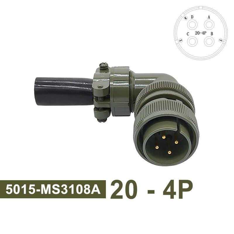 MS3102A Military Specification Connector 5015 MIL STD 20-23 Circular Connectors MIL-C 20-19 20-4 Plug MS3106A MS3108A Socket.