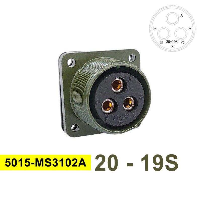 MS3102A Military Specification Connector 5015 MIL STD 20-23 Circular Connectors MIL-C 20-19 20-4 Plug MS3106A MS3108A Socket.