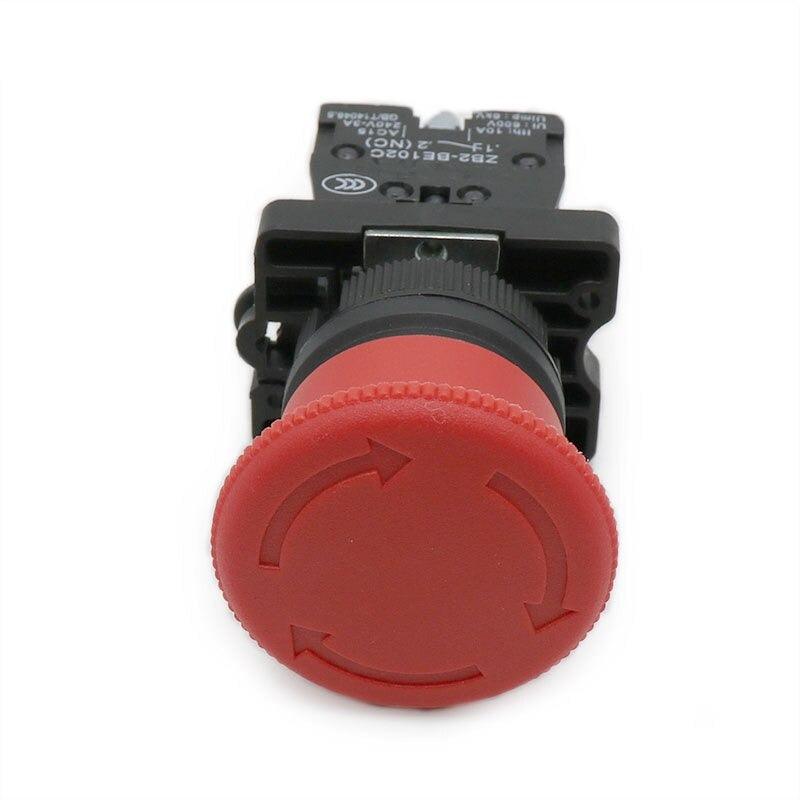 Mushroom Emergency Stop Switch XB2-ES542 XB2-ES442 22mm NC.