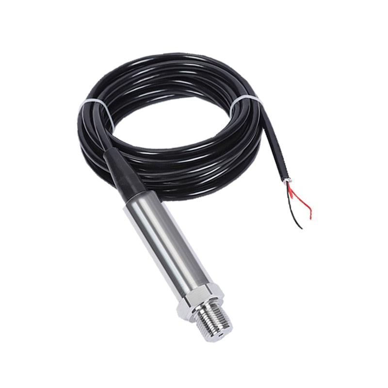 NPT1/4 thread 1m Fuel Diesel Tank Pressure Level Sensor Transducer for Truck Tank 0-5v Piezo Hydrostatic Water Level Transmitter.