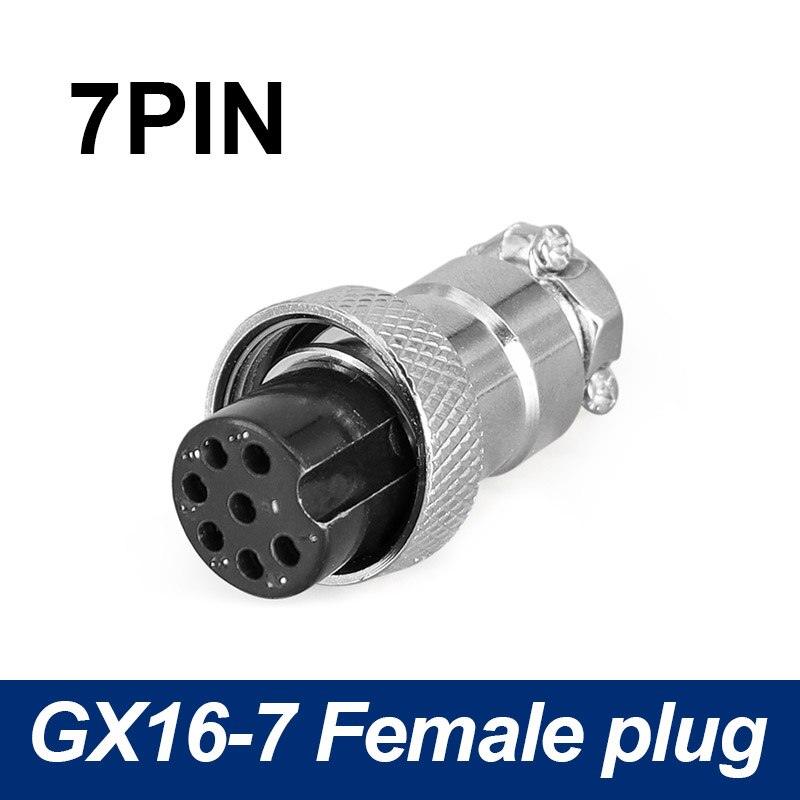 Only Female Plug connector 5/8 GX16  Aviation Circular Connector 2 Pin-10pin.