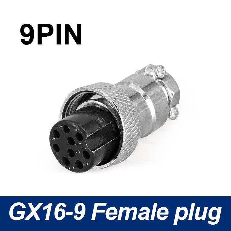 Only Female Plug connector 5/8 GX16  Aviation Circular Connector 2 Pin-10pin.