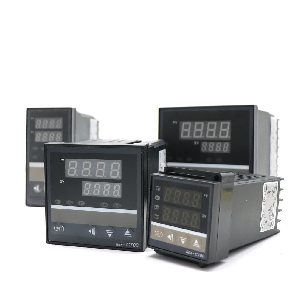 PID Digital Intelligent Industrial Temperature Controller K Universal Input REX-C100 C400 C700 C900 Thermostat SSR Relay Output.