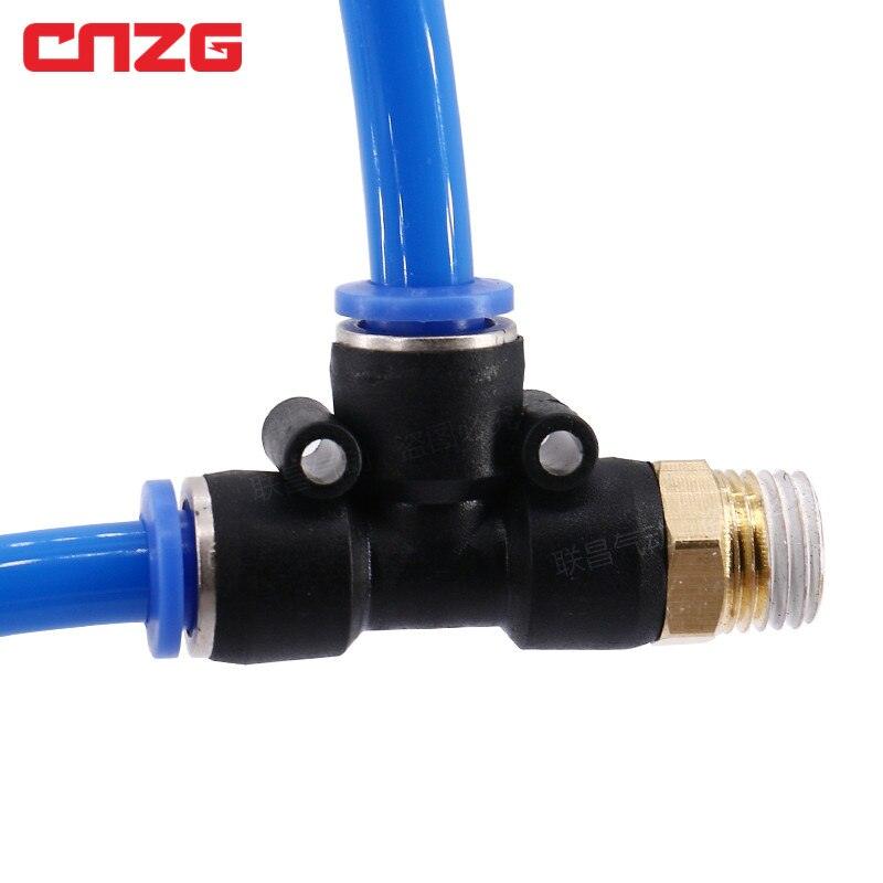 Pneumatic connector 4mm-12mm Hose OD 1/8" 1/4" 3/8" 1/2" Male Thread Pneumatic Tube Elbow Connector Tube Air Push In Fitting.