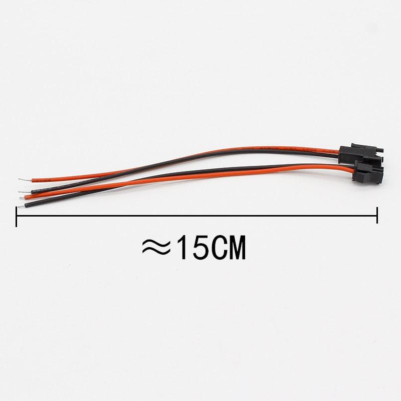 Promotion! 10Pairs 15cm Long JST SM 2Pins Plug Male to Female Wire Connector.