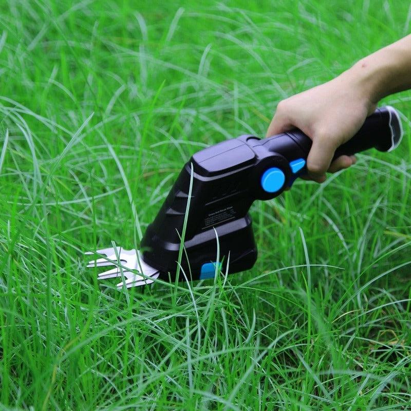PROSTORMER- 2 in 1 Electric Hedge Trimmer| Cordless 3.6V USB Lawn Mower.