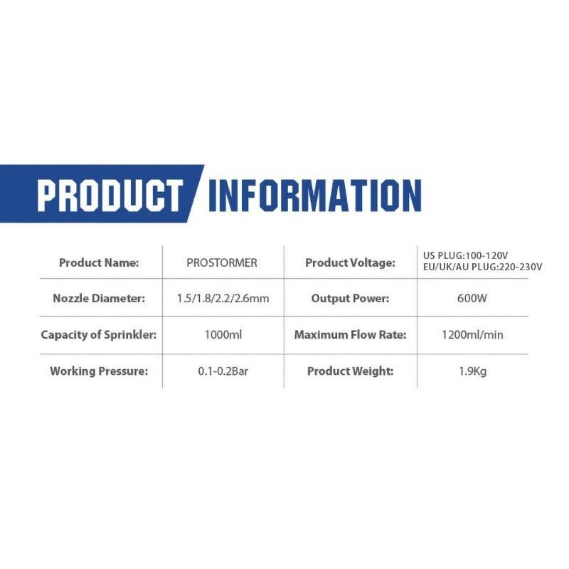 PROSTORMER- 600W Electric Spray Gun with 4 Nozzle| AU/US/EU/UK Plug Optional.