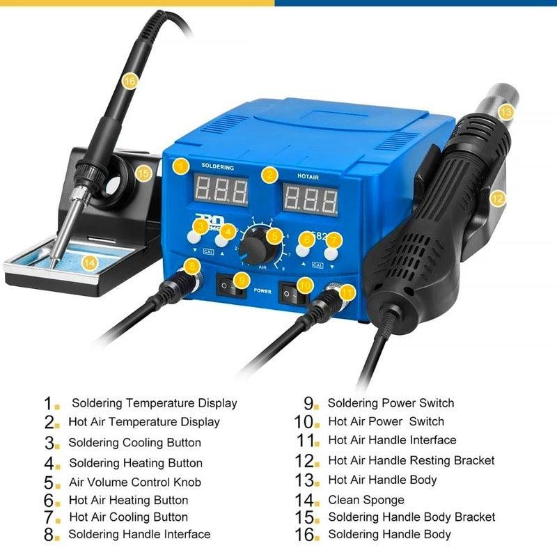 PROSTORMER- 800W SMD Soldering Station Quick Heat| AU/US/EU/UK Plug Optional.