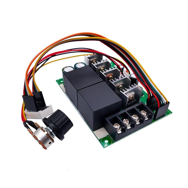 PWM speed controller  DC motor Digital display 0~100% adjustable drive module Input MAX60A 12V 24V.