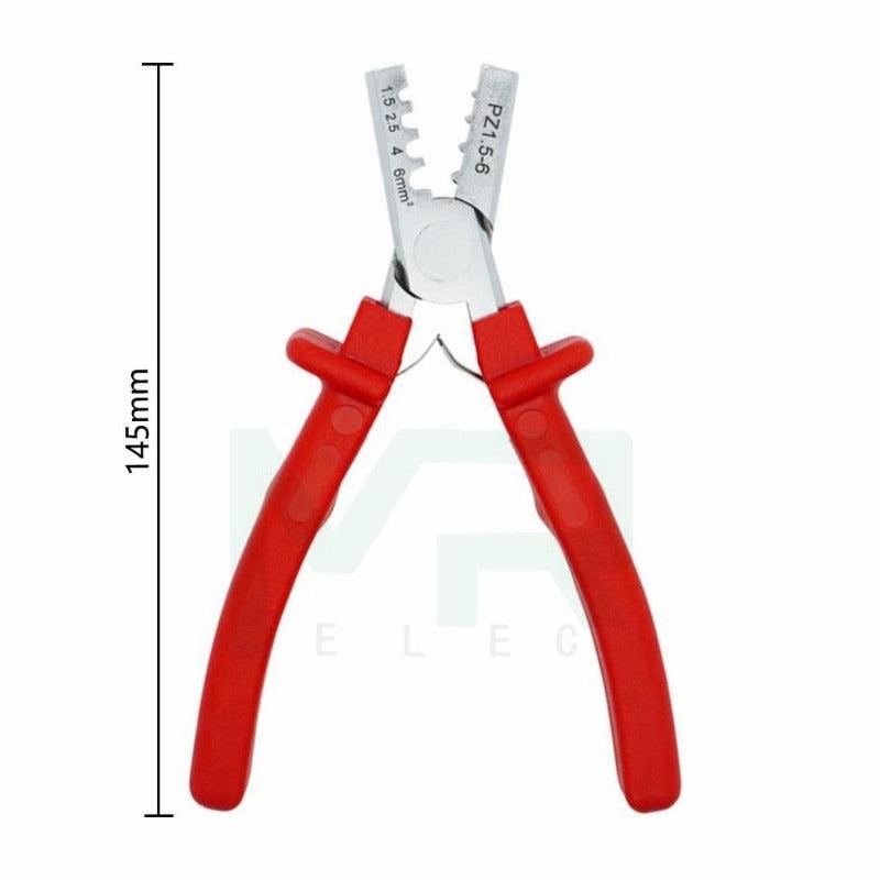 PZ1.5-6 Germany Style Small Crimping Plier For Cable End Sleeves Special Tool Steel.