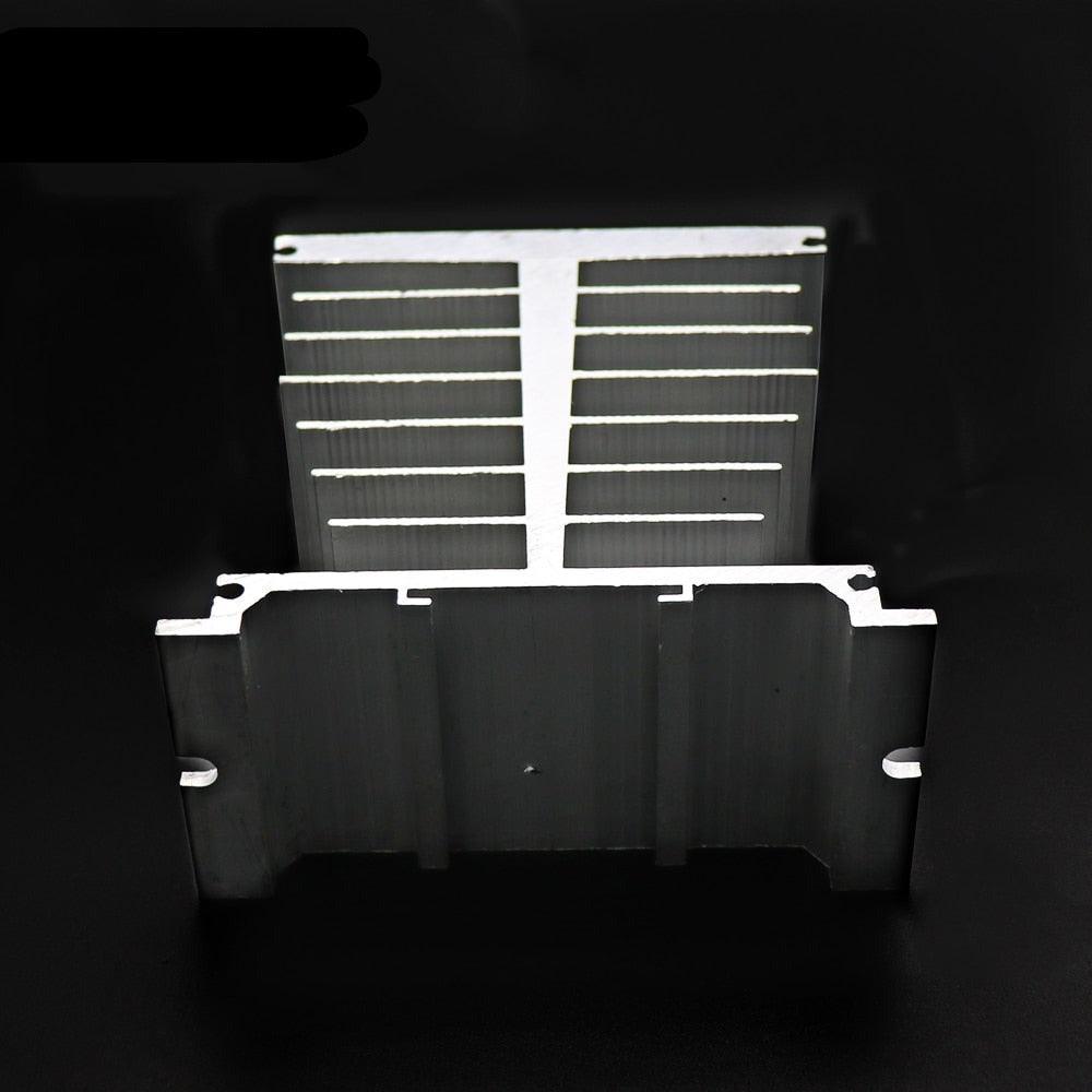 Radiator For Single Phase 10A 25A 40A 60A 80A 100A 120A 150A Aluminum Heat Sink SSR-10DA 25DA 40DA 1 Phase Solid State Relay.