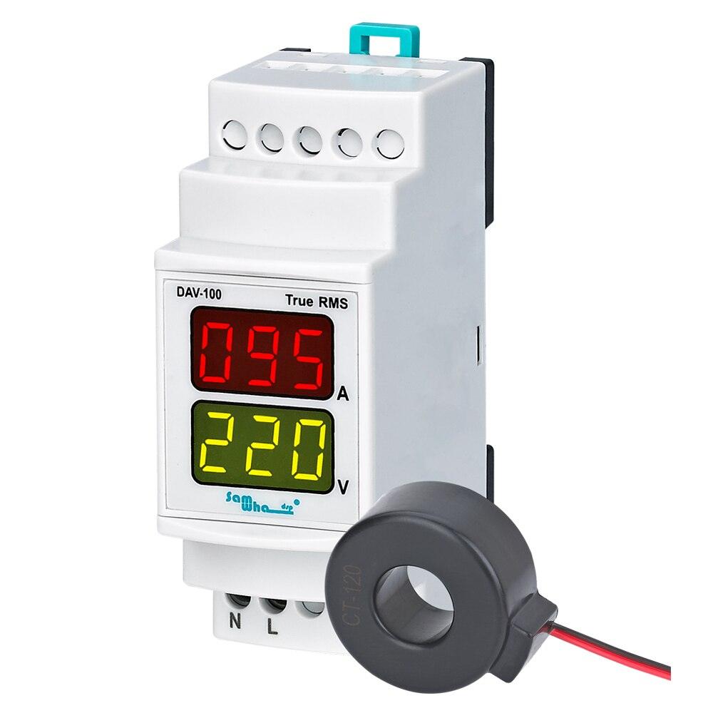 Samwha-Dsp DAV-60/100/250 Digital Ammeter & Voltmeter With External C.T.