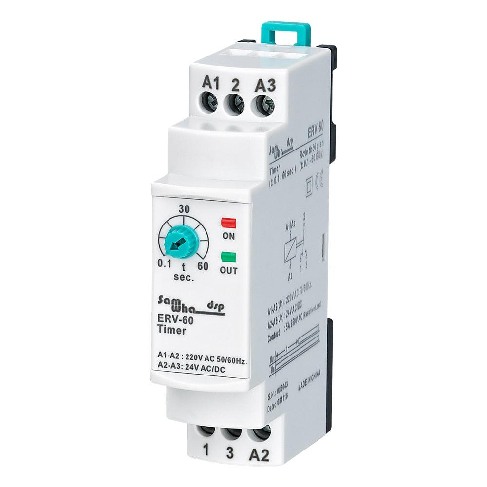 delay on make timer,din rail timer relay