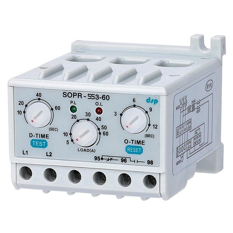 Samwha-Dsp SOPR-SS3-440 Electronic Overload Relay Motor Protector.