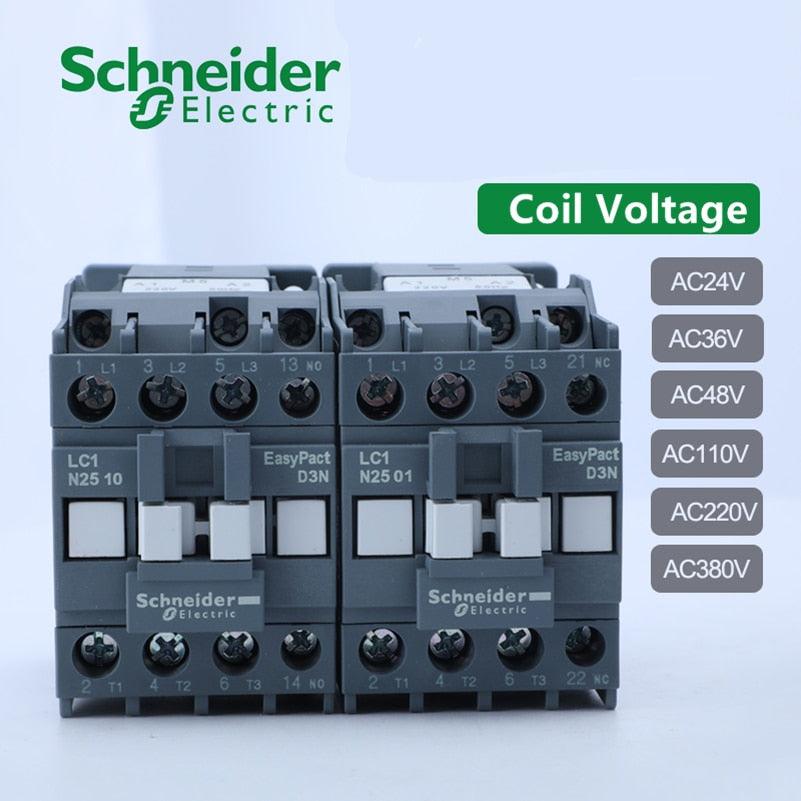 Schneider Electric 3P 25A AC Contactor LC1N2510M5N LC1N2510B5N LC1N2510CC5N.