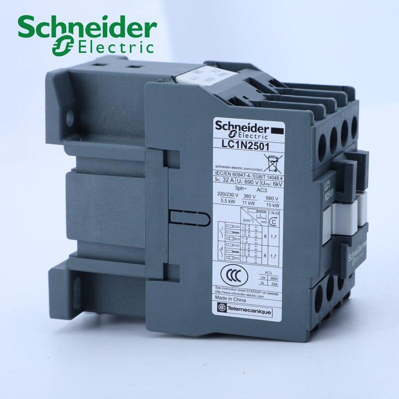 Schneider Electric 3P 25A AC Contactor LC1N2510M5N LC1N2510B5N LC1N2510CC5N.