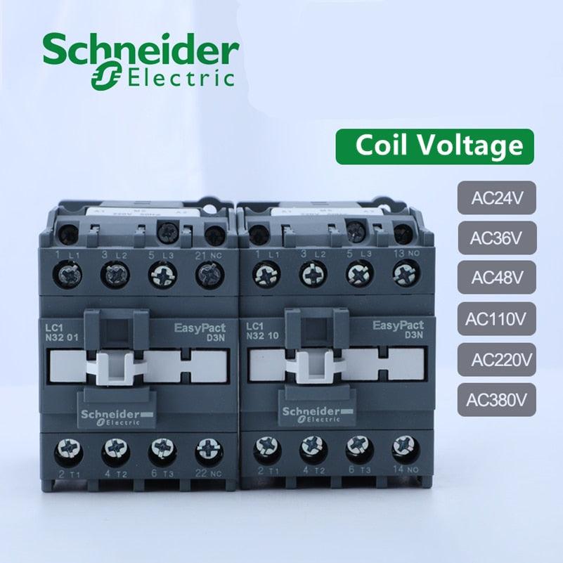 Schneider Electric 3P 32A AC Contactor LC1N3210M5N LC1N3210B5N LC1N3210CC5N LC1N3210F5N LC1N3210Q5N LC1N3201M5N/B5N/CC5N/F5N/Q5N.