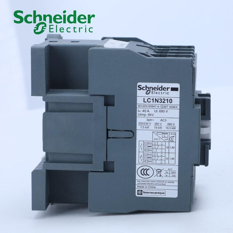 Schneider Electric 3P 32A AC Contactor LC1N3210M5N LC1N3210B5N LC1N3210CC5N LC1N3210F5N LC1N3210Q5N LC1N3201M5N/B5N/CC5N/F5N/Q5N.