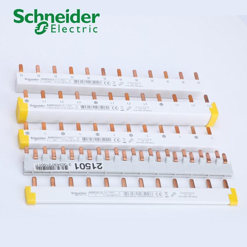 Schneider Electric A9XPH112 12x18mm Comb Busbar 12 Channel Use for 1P MCB Miniature Circuit Breaker.