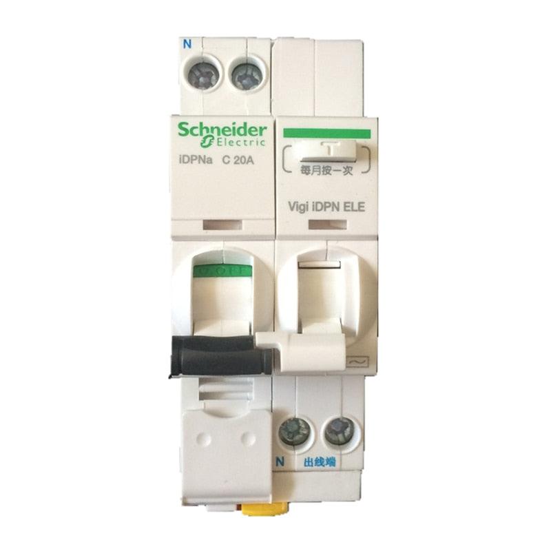 Schneider Electric MCB iDPNa 1P+N Mini Circuit Breaker with 30mA Leakage Protection Vigi iDPN ELE.