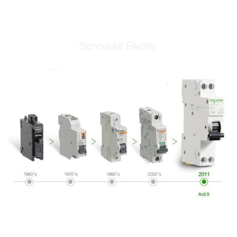 Schneider- Orignal IDPNa 1P+N 30MA Mini Leakage RCBO Breaker.