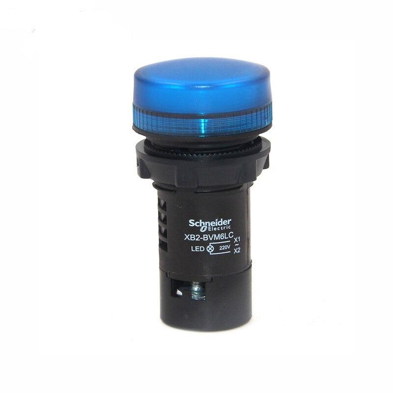Schneider-  XB2BVM4LC 220VAC button LED Signal Indicator| Color Optional.