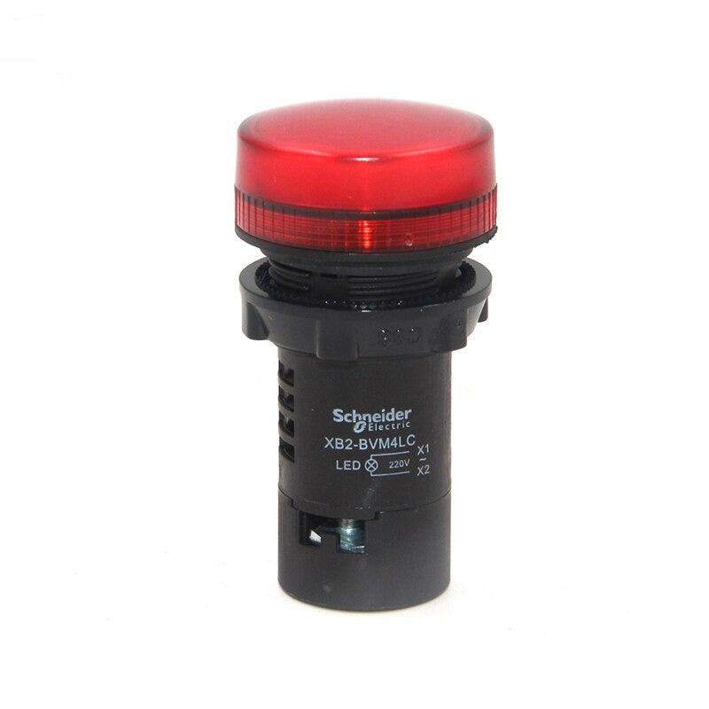 Schneider-  XB2BVM4LC 220VAC button LED Signal Indicator| Color Optional.