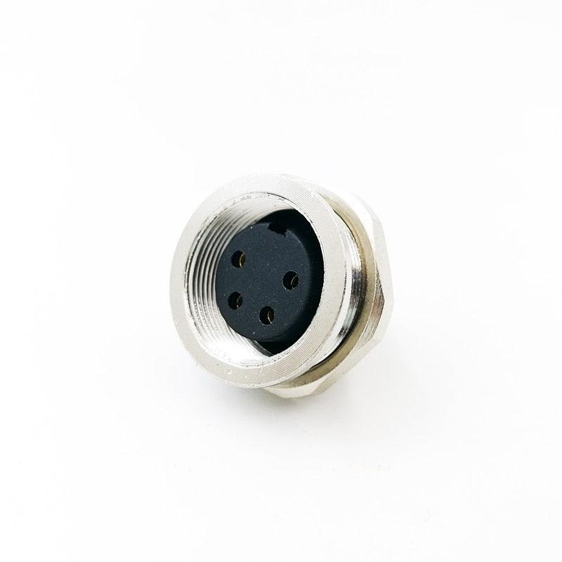 Sensor Connector M16 Flange Socket Male&amp;Female panel back mount.