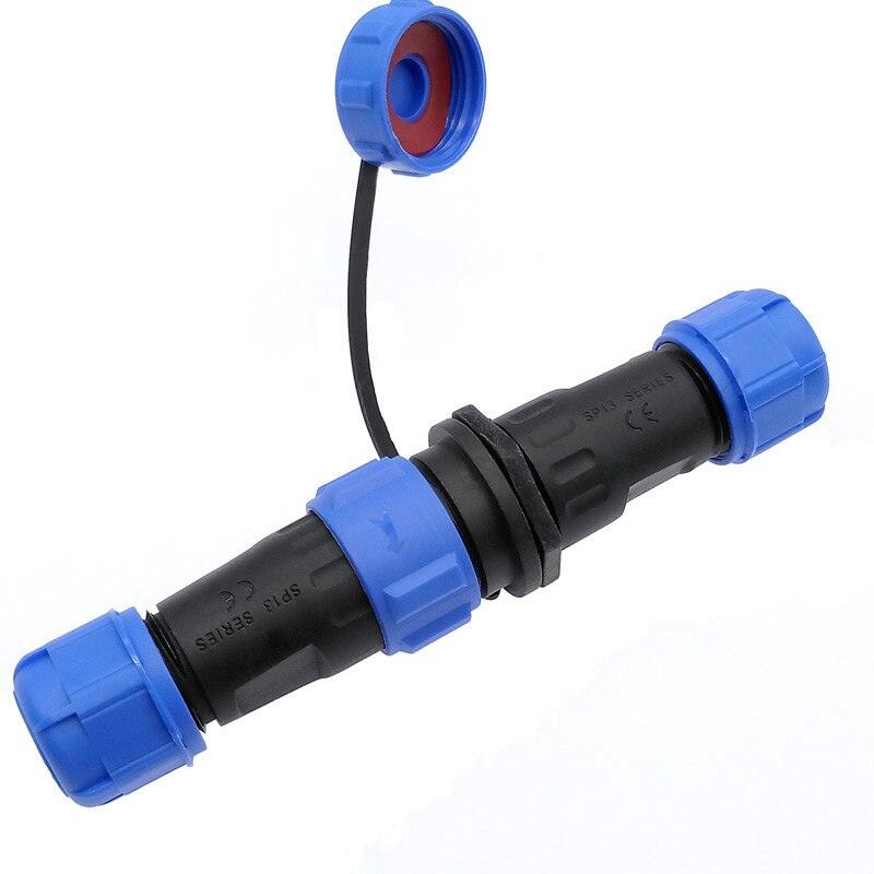 SP1310 SP1311 Waterproof docking connector plug SP13 2pin 3pin 4pin 5pin 6pin 7pin IP68 cable connector.