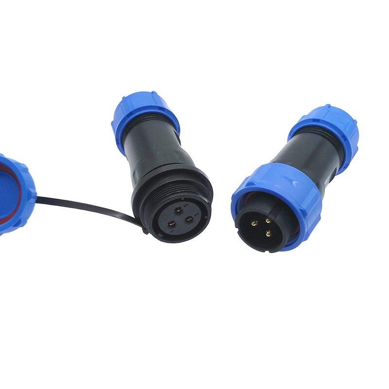 SP2110 SP2111  Waterproof docking connector 2 pin 3pin 4pin 5pin 7pin 9pin 12pin IP68 power cable connector SP21.