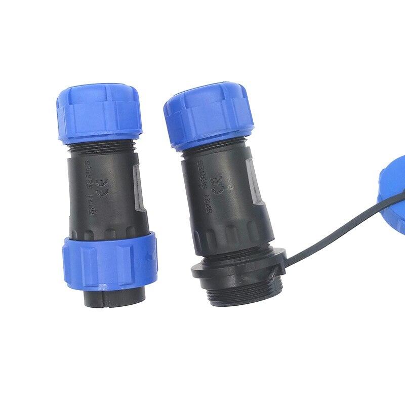 SP2110 SP2111  Waterproof docking connector 2 pin 3pin 4pin 5pin 7pin 9pin 12pin IP68 power cable connector SP21.