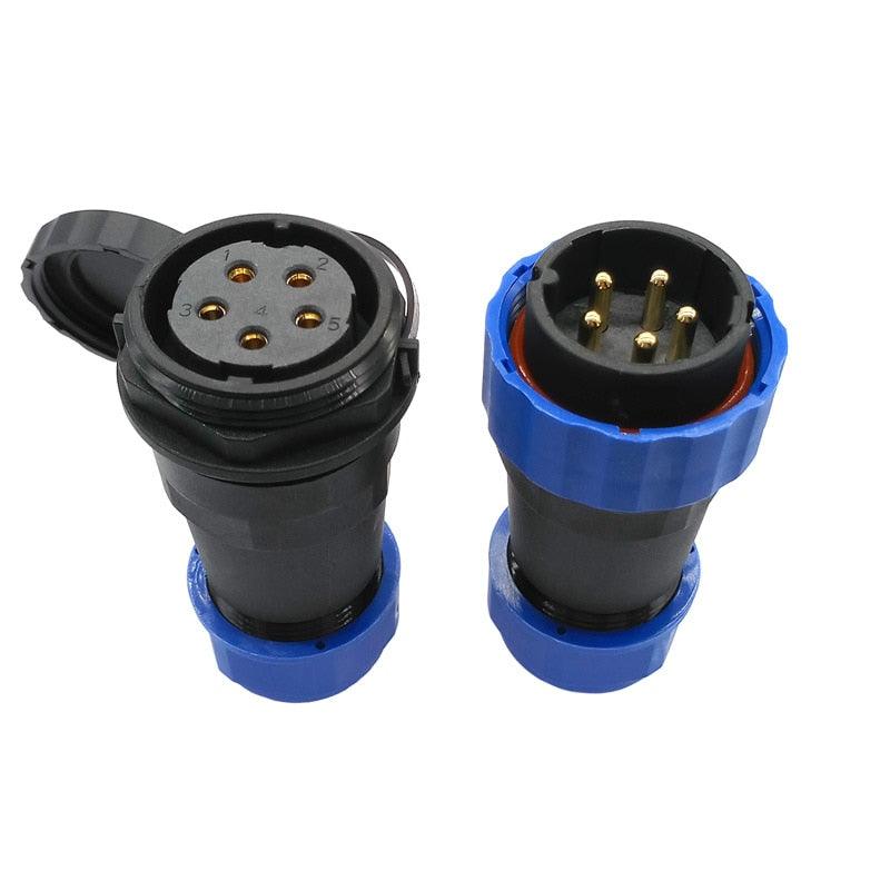 SP28 Docking waterproof connector 2 pin 3/4/5/6/7/8/9/10/12/14/16/19/22/24/26Pin IP68 cable connectors.