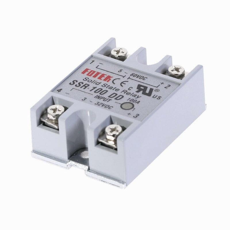 Ssr-100dd 100a Solid State Relay ,input 3-32vdc Output 5-60vdc.