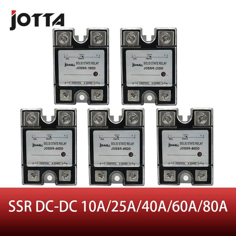 SSR 10A/25A/40A/60A/80A DC-DC Single Phase Solid State Relay.