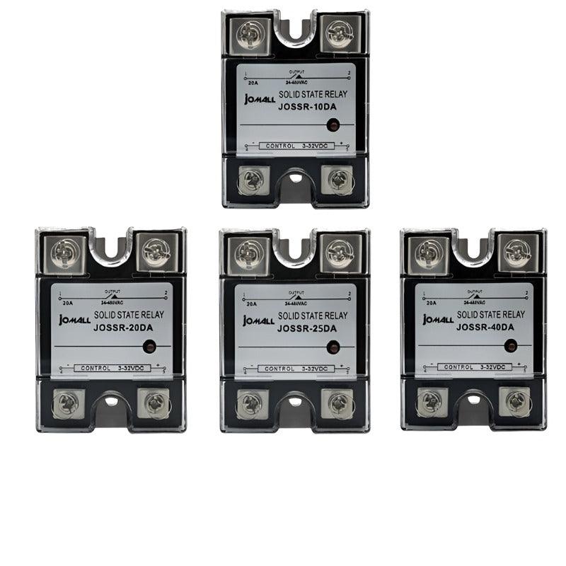 solid state relay 12v,SSR -10DA/20DA/25DA/40DA DC control AC SSR Single phase Solid state relay 12v