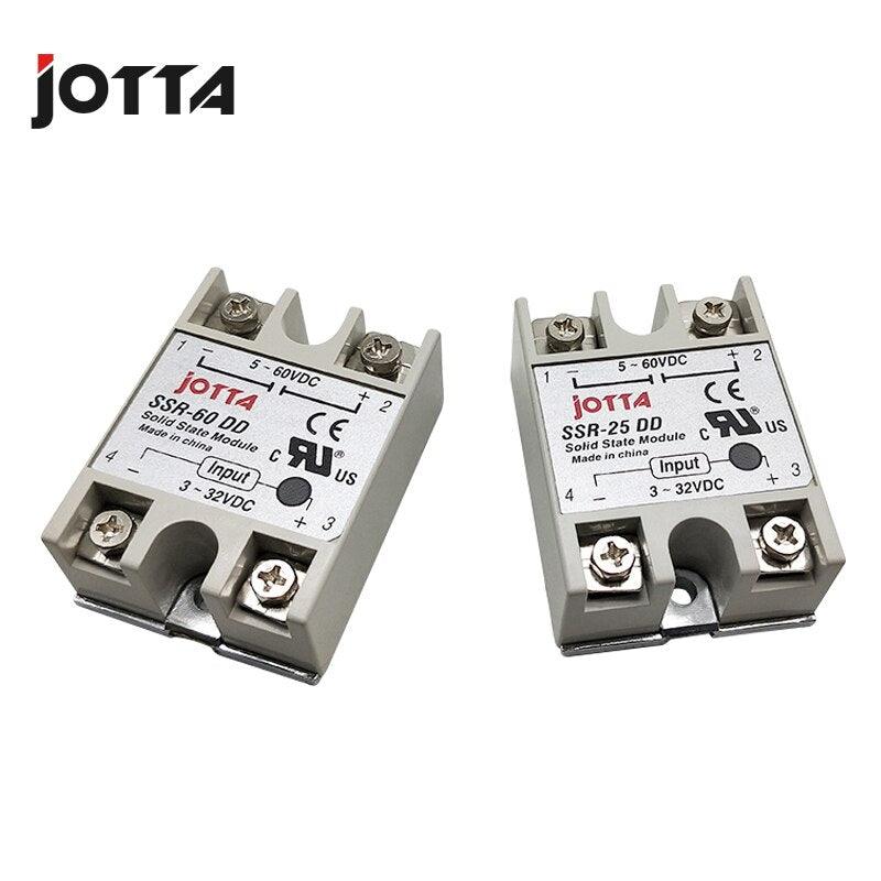 SSR -80DD DC control DC SSR white shell Single phase Solid state relay 80A input 3-32V DC output 5~60V DC.ssr-80dd