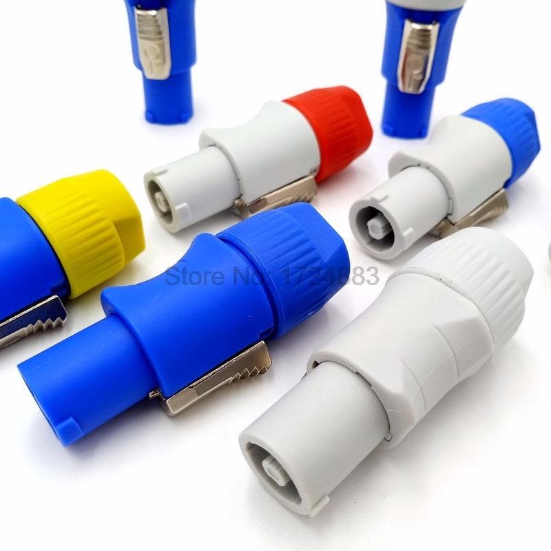 Stage Light led PowerCon Connector 20A Cable Speak-ON Connectors 250V Powercon 3 pin Speaker powercon male plug.